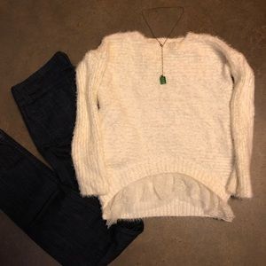Soft white sweater